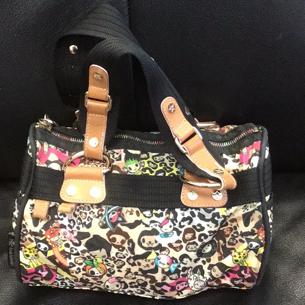 tokidoki Multicolor Patterned Hobo Bag